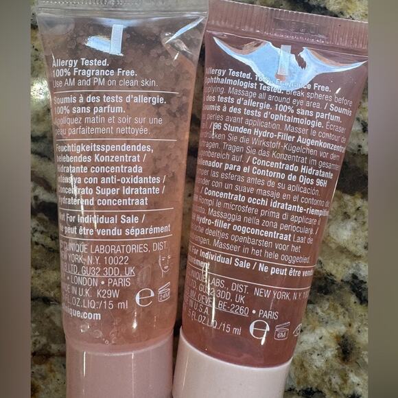 Clinique Moisture Surge Hydrating Concentrate & eye hydro filler samples - Picture 4 of 4